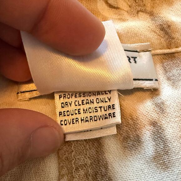 St. John Sport Leopard & Damask Print Pants Wide Leg High Rise Fall 2005 Size 16 - Picture 8 of 15